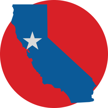 california with a starburst